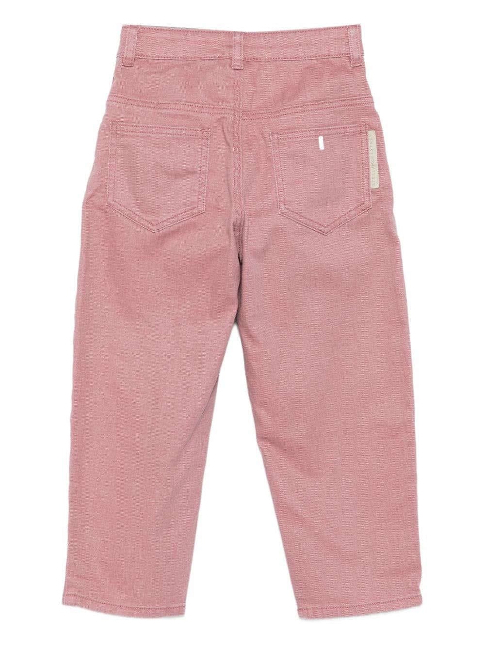 JEANS ROSA CON UCCELLI RICAMATI STELLA MCCARTNEY - Angel Luxury
