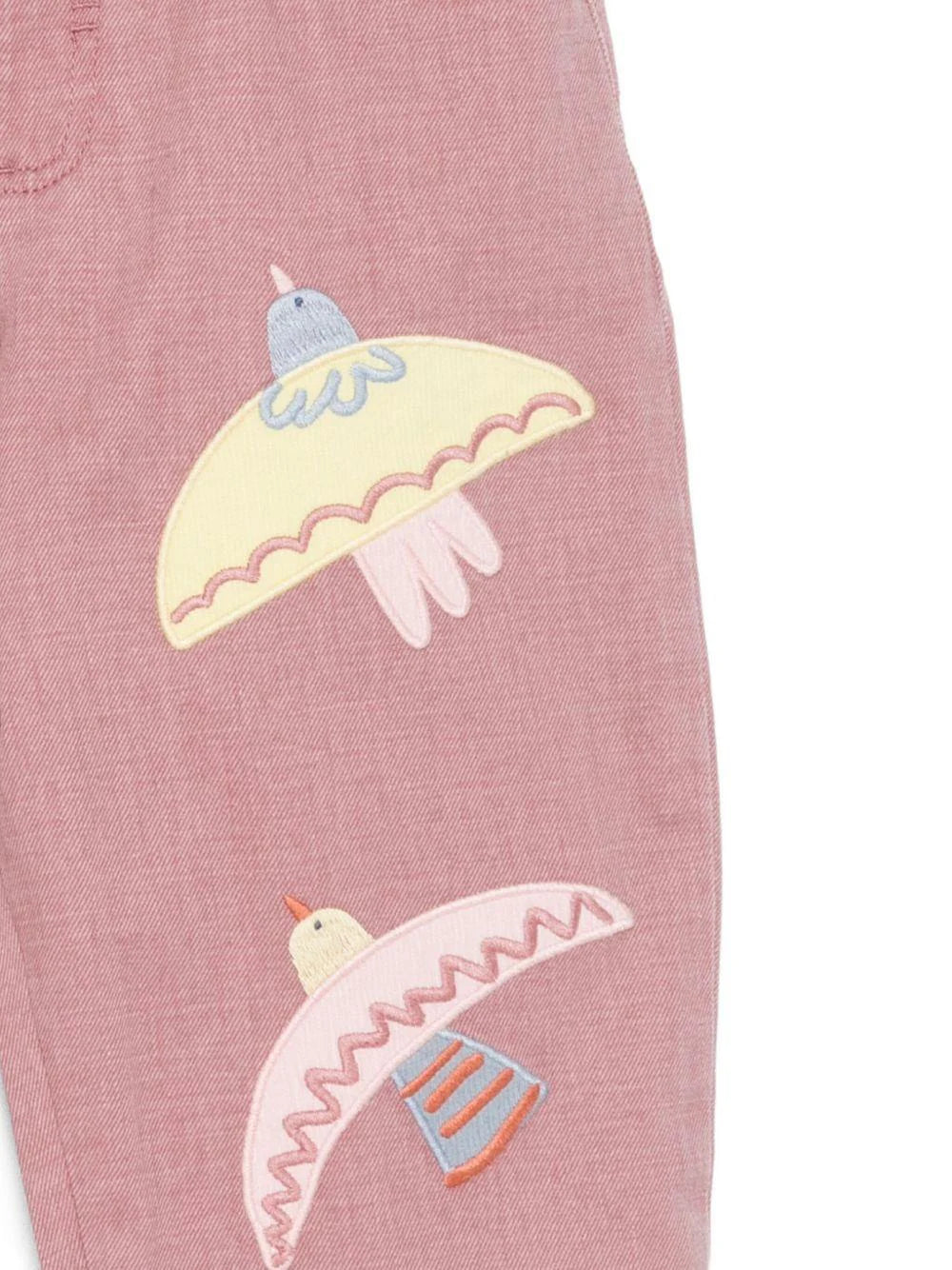 JEANS ROSA CON UCCELLI RICAMATI STELLA MCCARTNEY - Angel Luxury