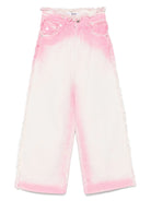 JEANS SFUMATO ROSA - BIANCO MSGM - Angel Luxury