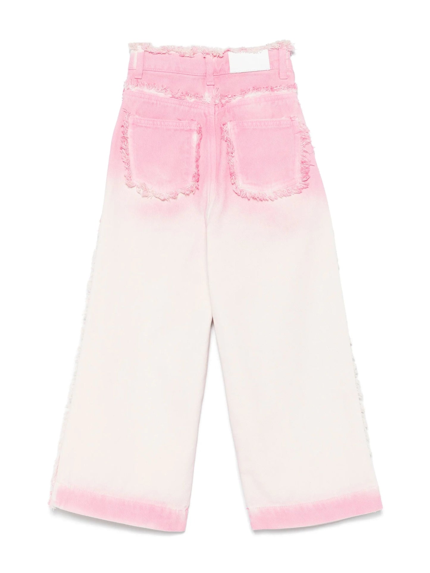 JEANS SFUMATO ROSA - BIANCO MSGM - Angel Luxury