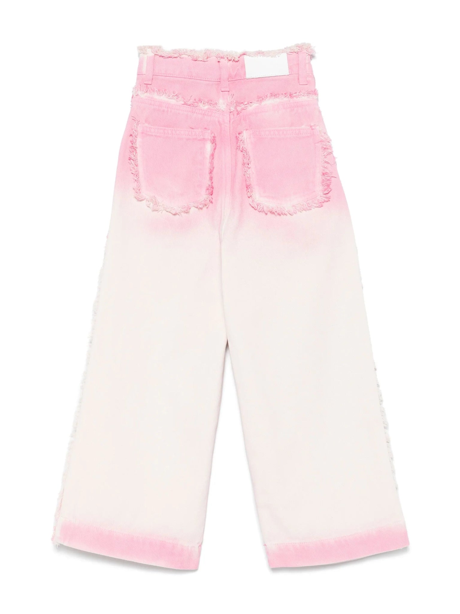 JEANS SFUMATO ROSA - BIANCO MSGM - Angel Luxury