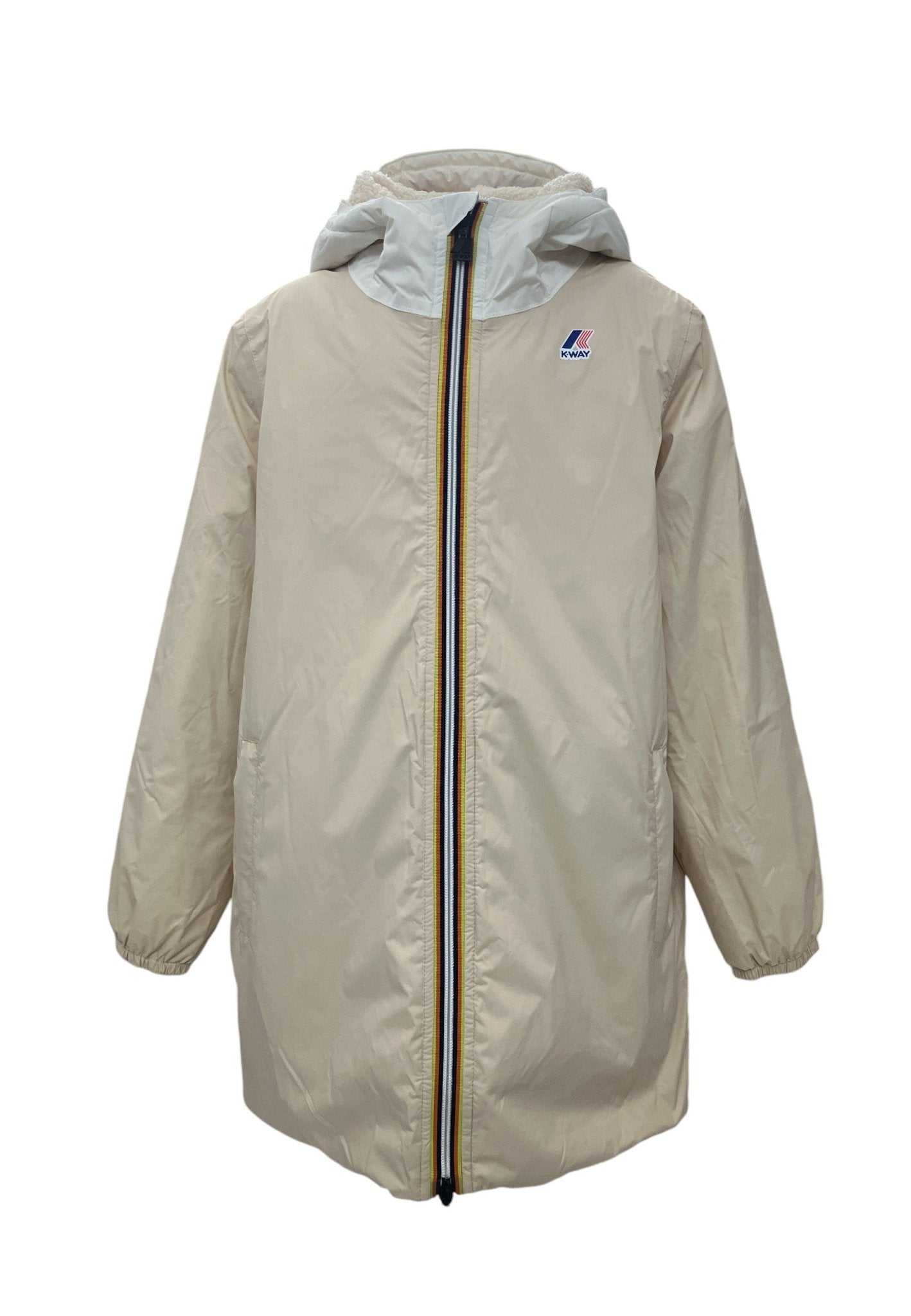 K - WAY BEIGE/BIANCO ORSETTO - Angel Luxury