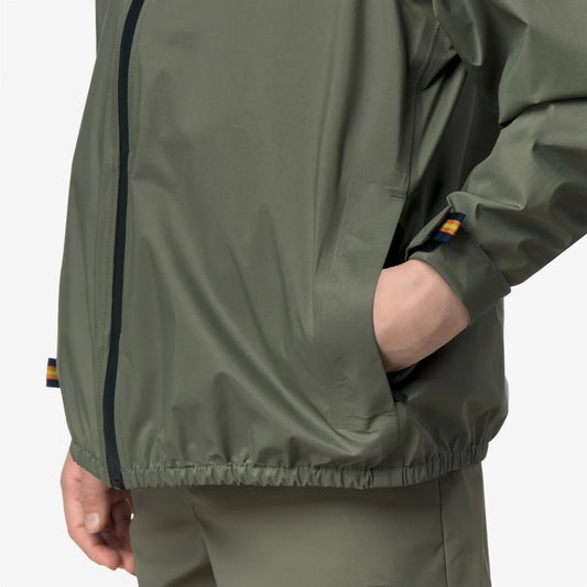 K - WAY VERDE CON LOGO NERO - Angel Luxury