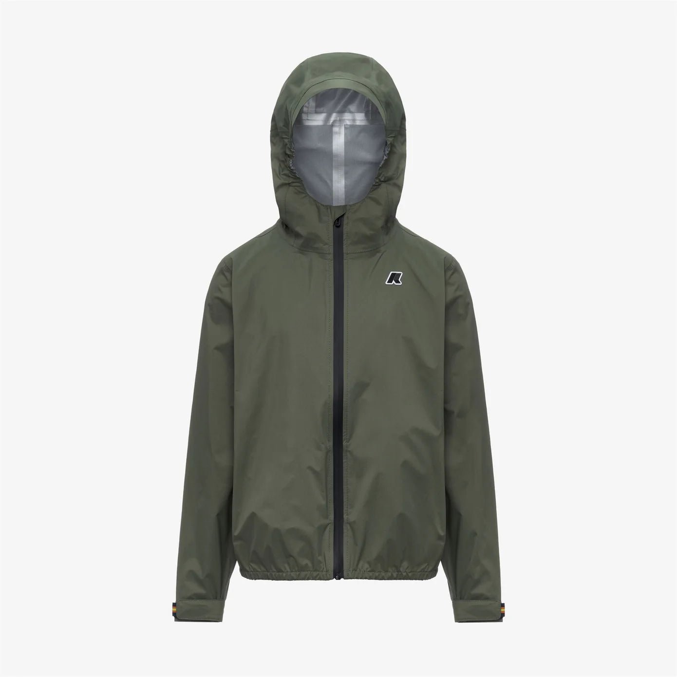 K - WAY VERDE CON LOGO NERO - Angel Luxury