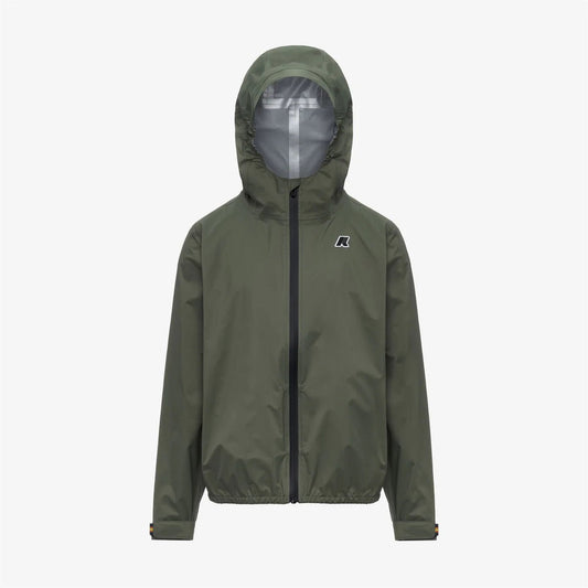 K - WAY VERDE CON LOGO NERO - Angel Luxury