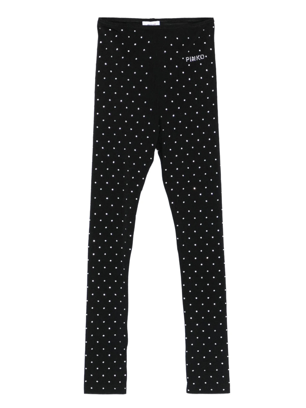 LEGGINGS CON STRASS NERO PINKO - Angel Luxury