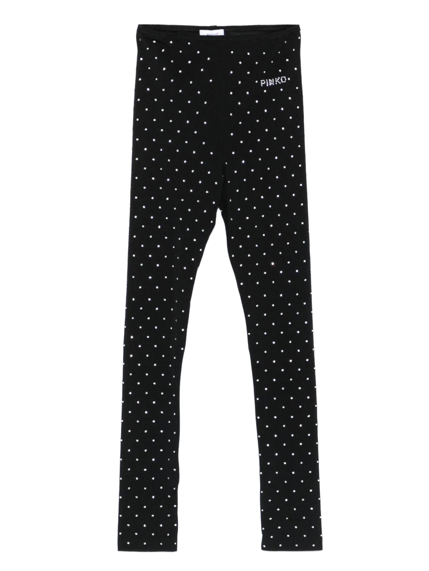 LEGGINGS CON STRASS NERO PINKO - Angel Luxury