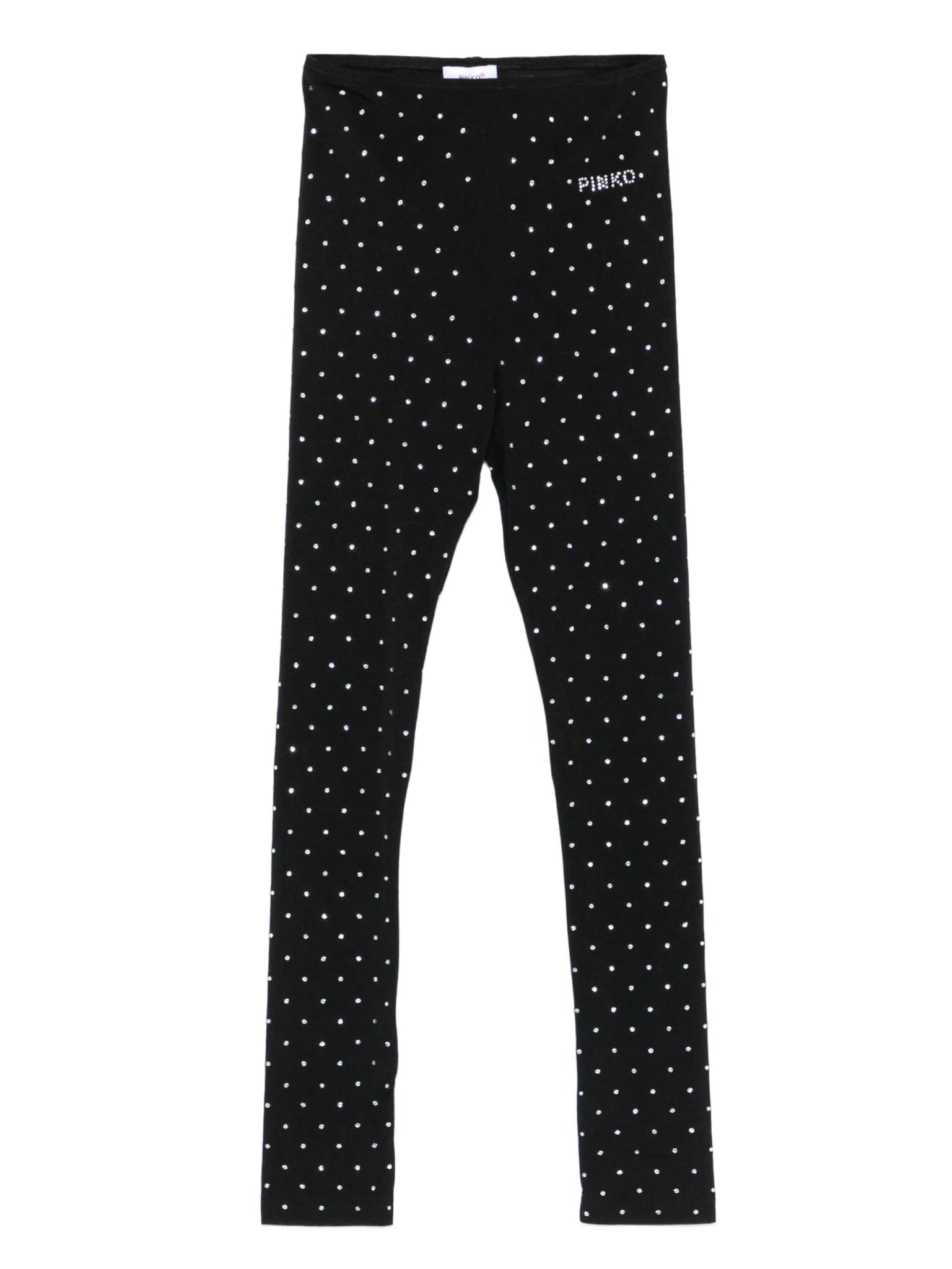 LEGGINGS CON STRASS NERO PINKO - Angel Luxury