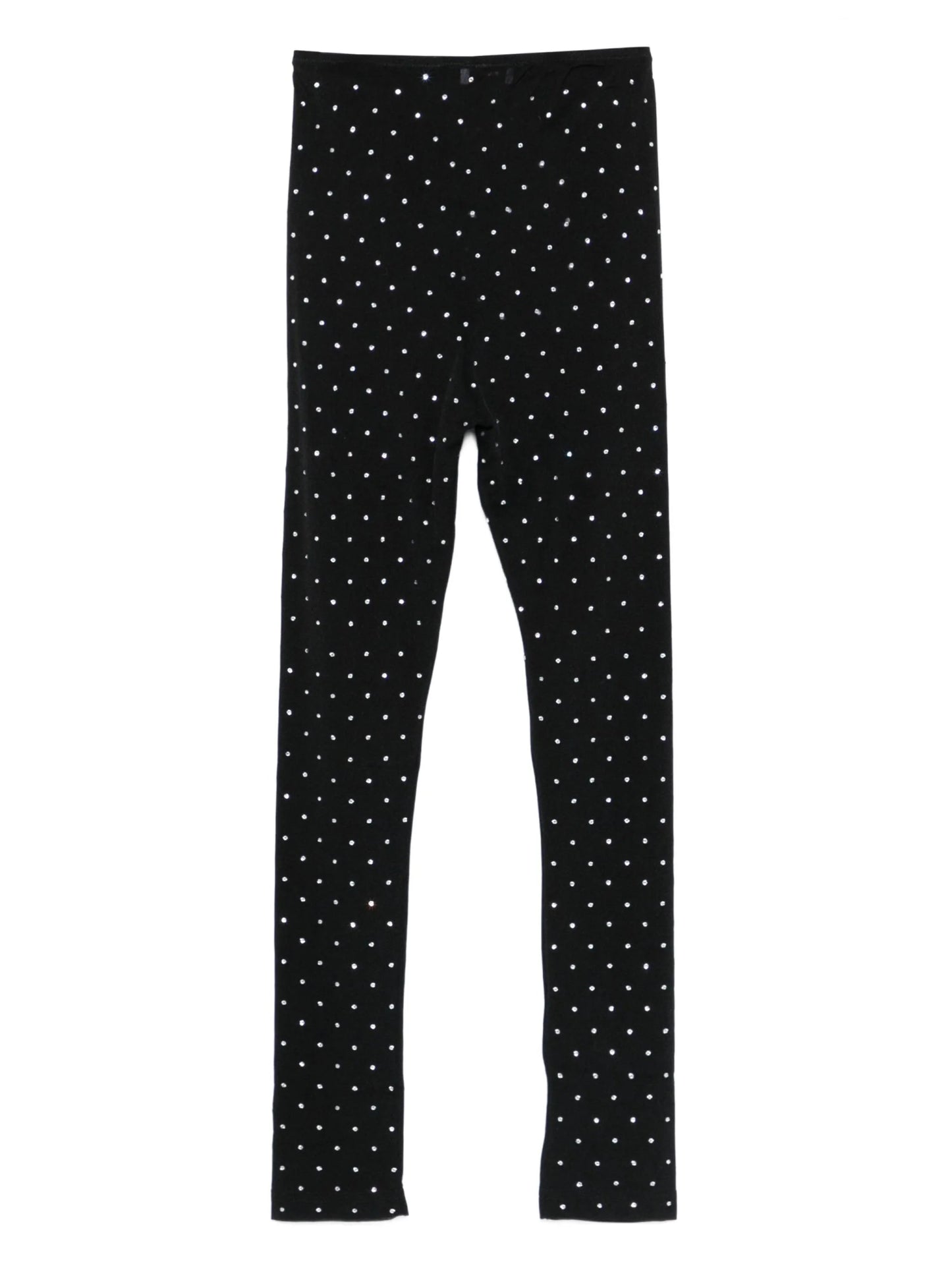 LEGGINGS CON STRASS NERO PINKO - Angel Luxury