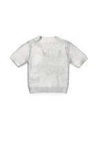 MAGLIA A COSTE GRIGIO METALLIZZATA DIESEL - Angel Luxury