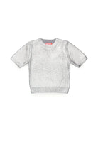 MAGLIA A COSTE GRIGIO METALLIZZATA DIESEL - Angel Luxury