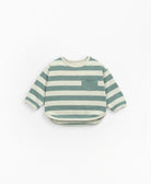 MAGLIA A RIGHE VERDE ACQUA PLAY UP - Angel Luxury