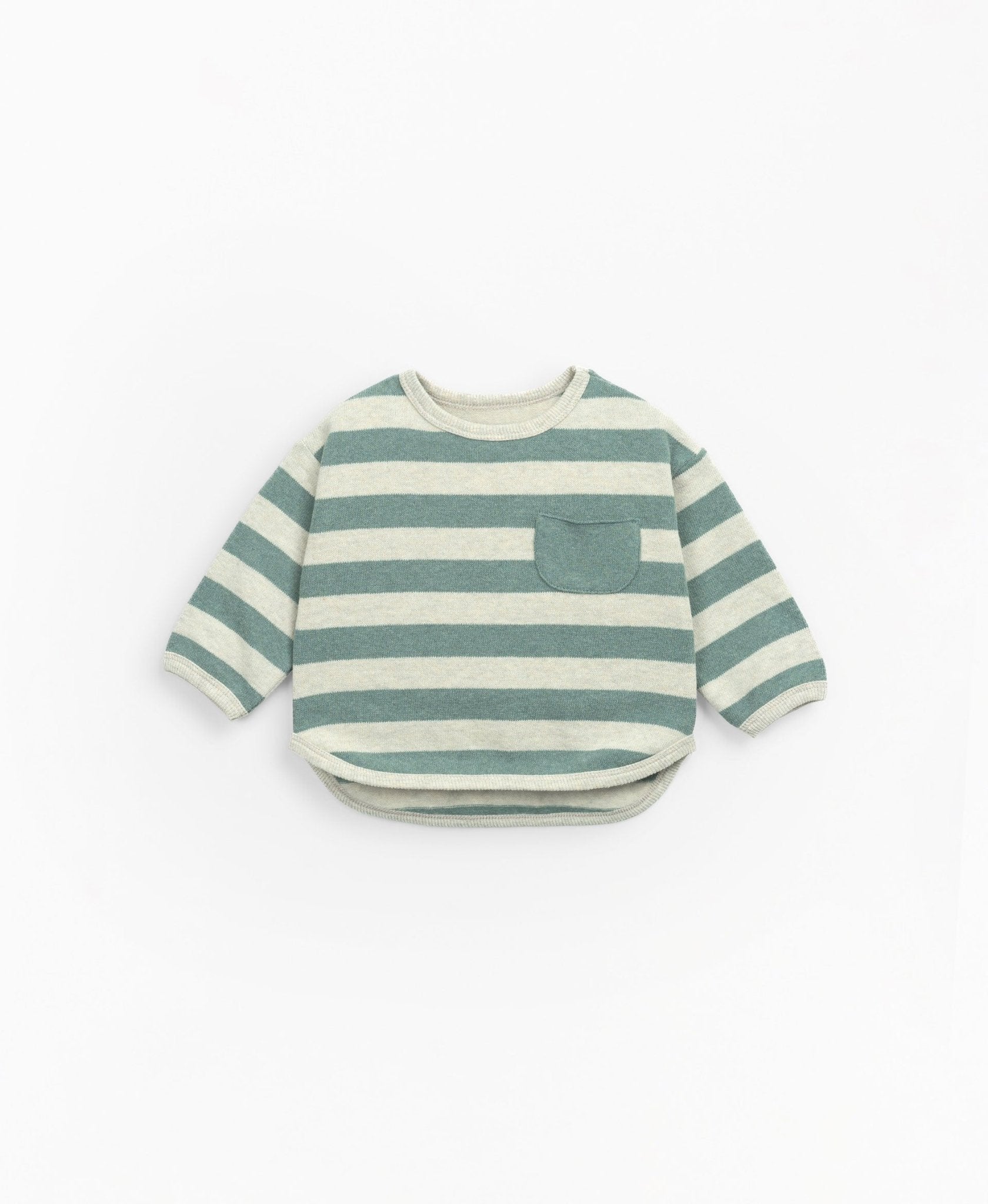 MAGLIA A RIGHE VERDE ACQUA PLAY UP - Angel Luxury