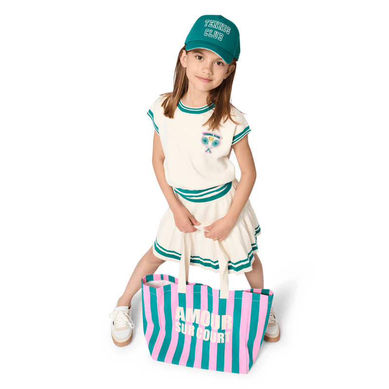 MAGLIA IN TRICOT PANNA TENNIS CLUB DI KIDS AROUND - Angel Luxury