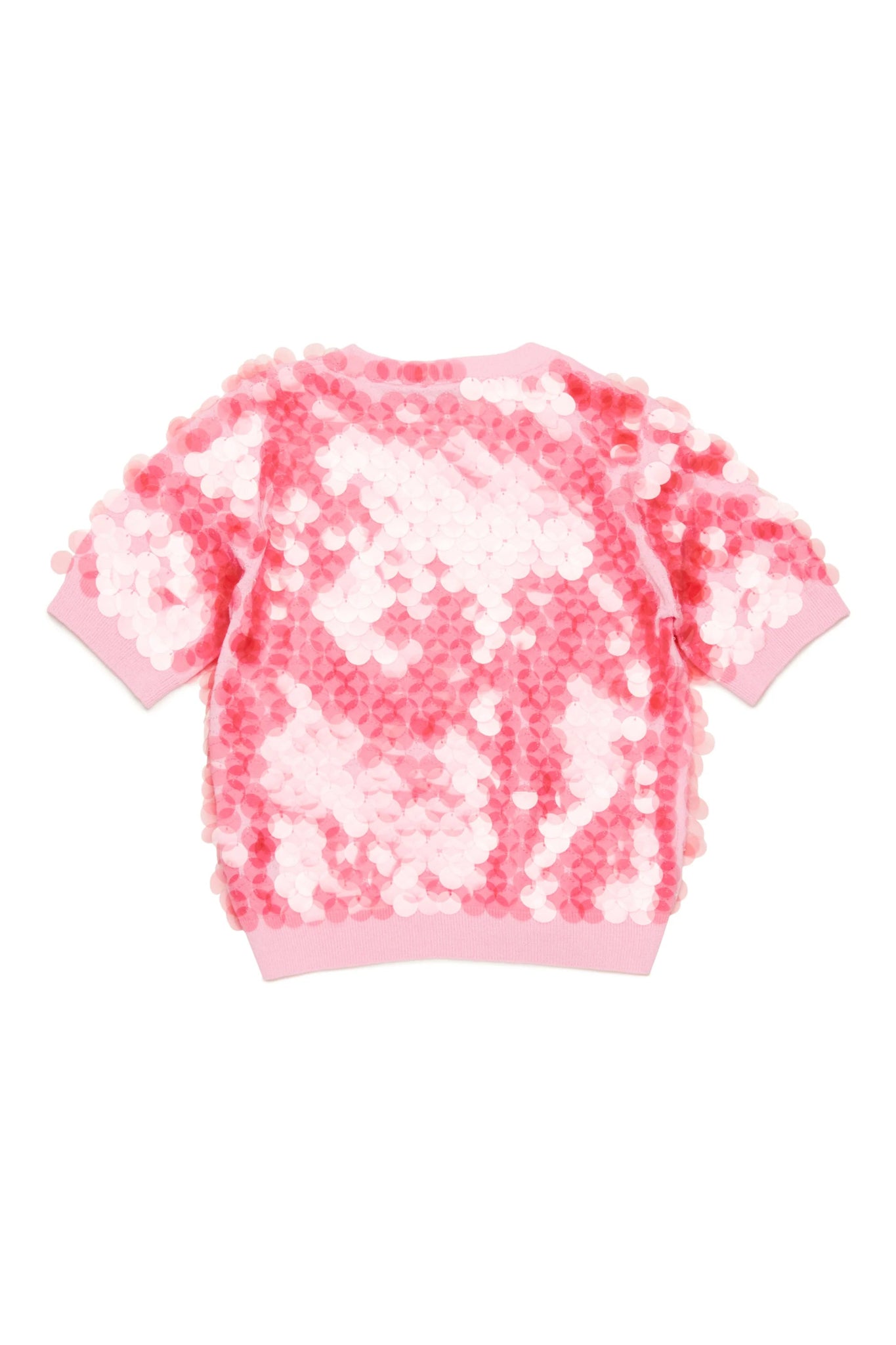 MAGLIA ROSA CON PAILLETTES N21 - Angel Luxury