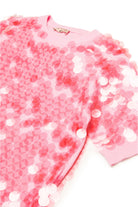 MAGLIA ROSA CON PAILLETTES N21 - Angel Luxury