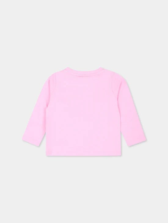 MAGLIA ROSA CON STAMPA STELLA MCCARTNEY - Angel Luxury