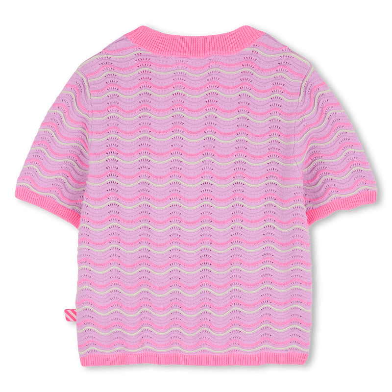 MAGLIA ROSA IN TRICOT BILLIEBLUSH - Angel Luxury