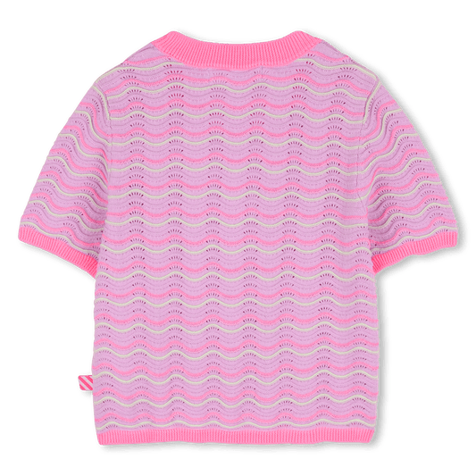 MAGLIA ROSA IN TRICOT BILLIEBLUSH - Angel Luxury