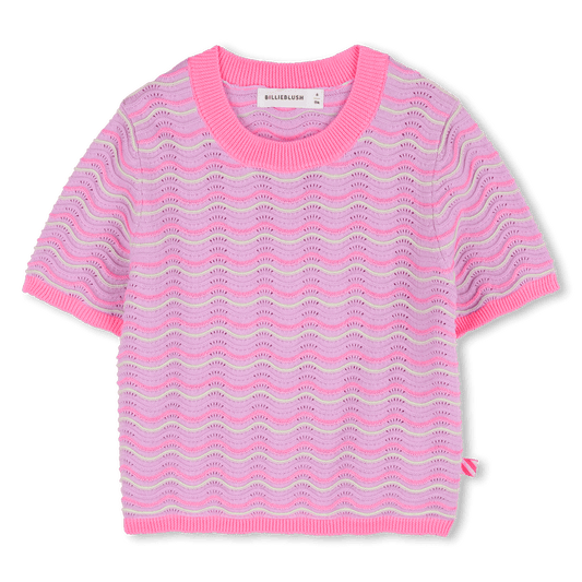 MAGLIA ROSA IN TRICOT BILLIEBLUSH - Angel Luxury