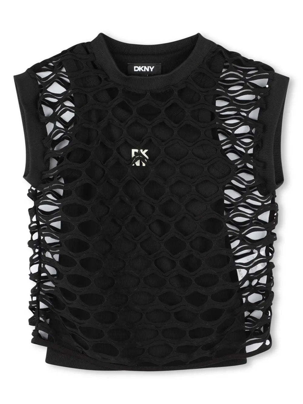 MAGLIA TRAFORATA NERA DKNY - Angel Luxury