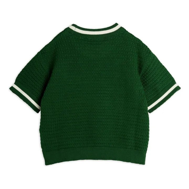 MAGLIA UNCINETTO VERDE CON CAMALEONTE MINI RODINI - Angel Luxury