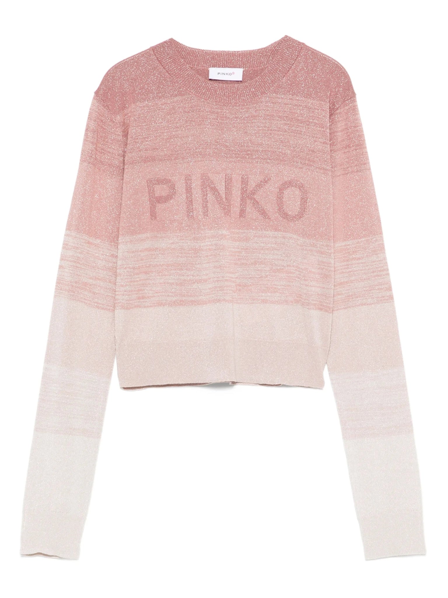 MAGLIONE CON DETTAGLIO LAME' ROSA PINKO - Angel Luxury