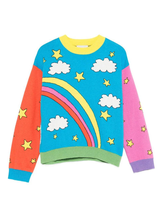 MAGLIONE CON FANTASIA MULTICOLORE STELLA MCCARTNEY - Angel Luxury