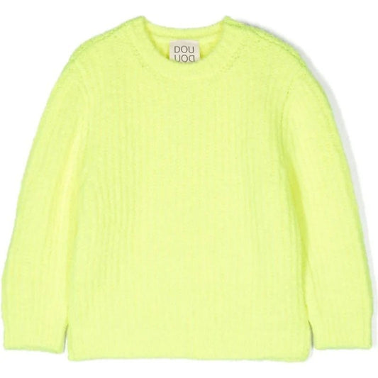 MAGLIONE CON FRANGE FLUO DOUUOD - Angel Luxury