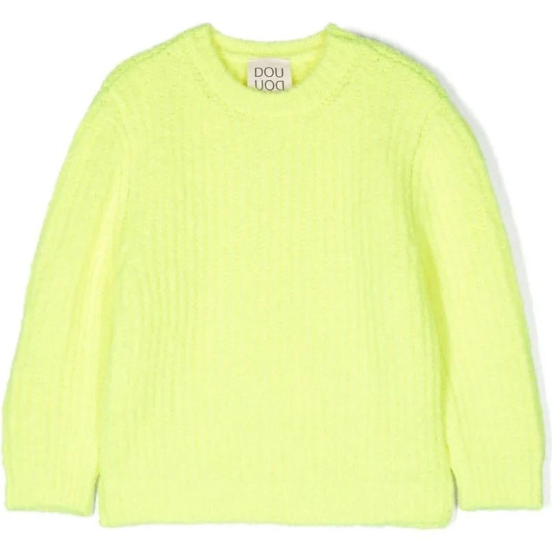 MAGLIONE CON FRANGE FLUO DOUUOD - Angel Luxury