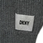 MAGLIONE CON SCOLLO SUL RETRO GRIGIO DKNY - Angel Luxury