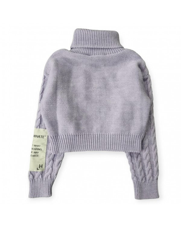 MAGLIONE CORTO LILLA HINNOMINATE - Angel Luxury