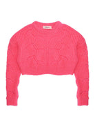 MAGLIONE CORTO ROSA FLUO VICOLO - Angel Luxury