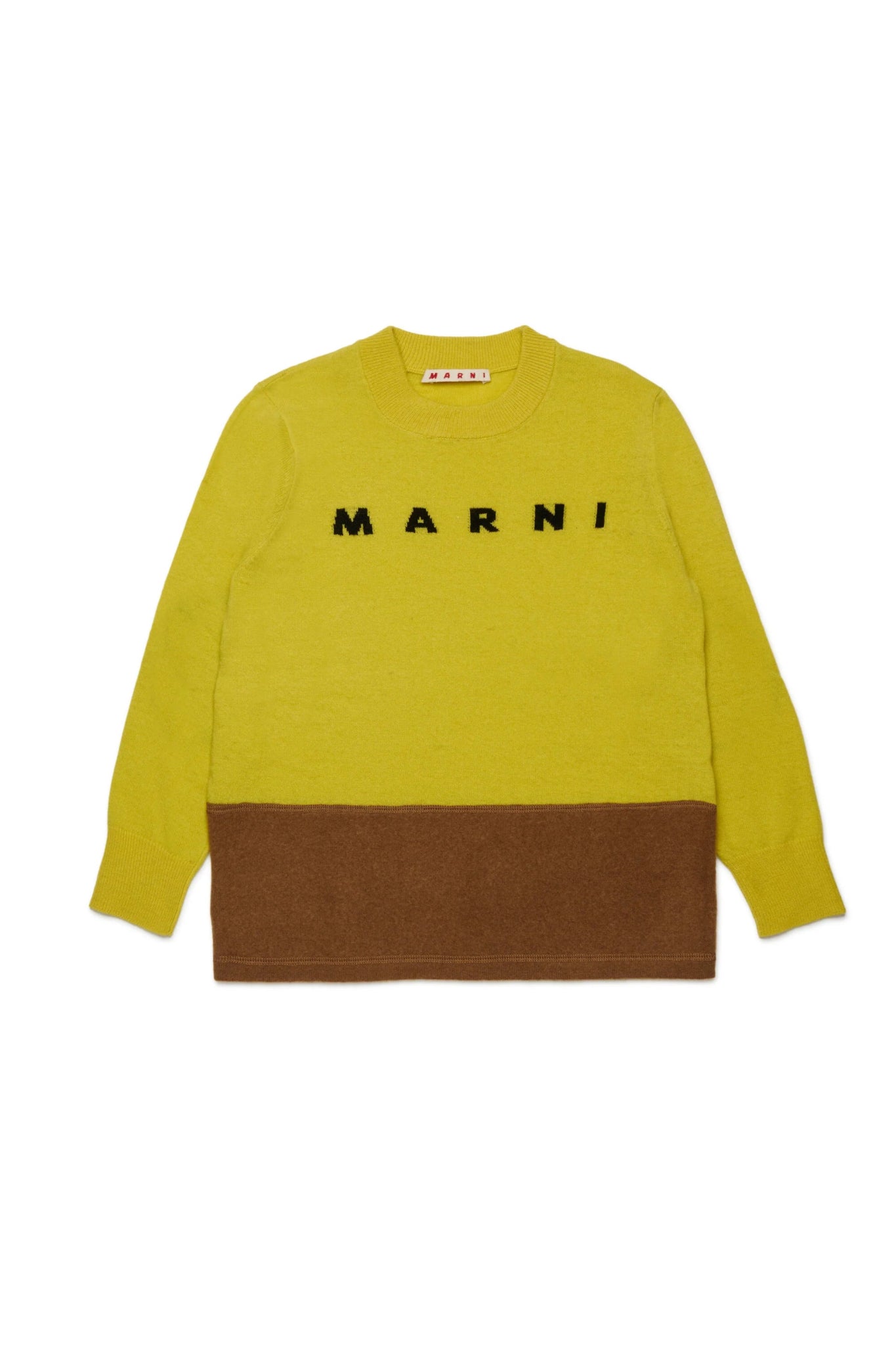 MAGLIONE GIALLO/MARRONE MARNI - Angel Luxury