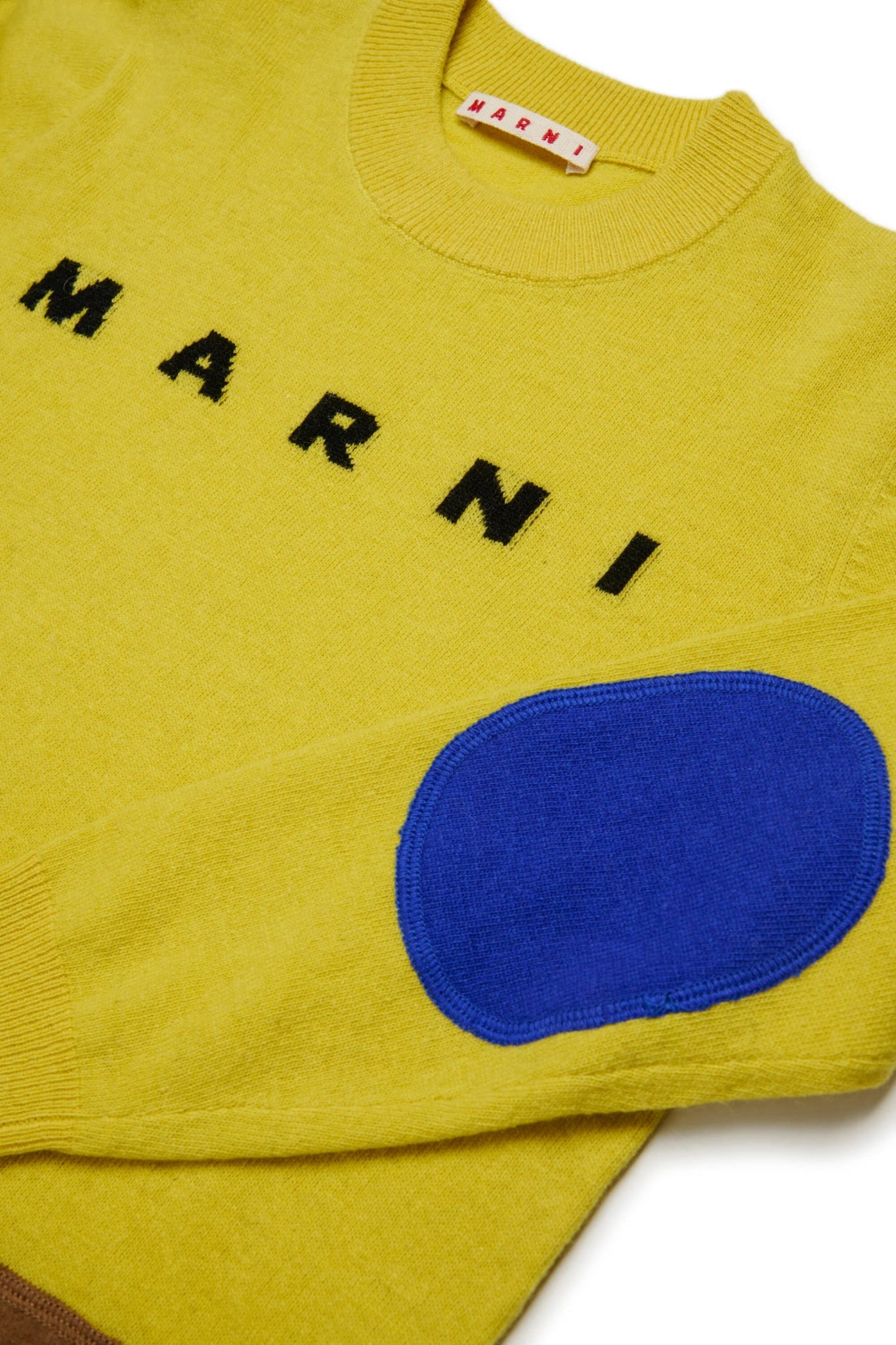 MAGLIONE GIALLO/MARRONE MARNI - Angel Luxury