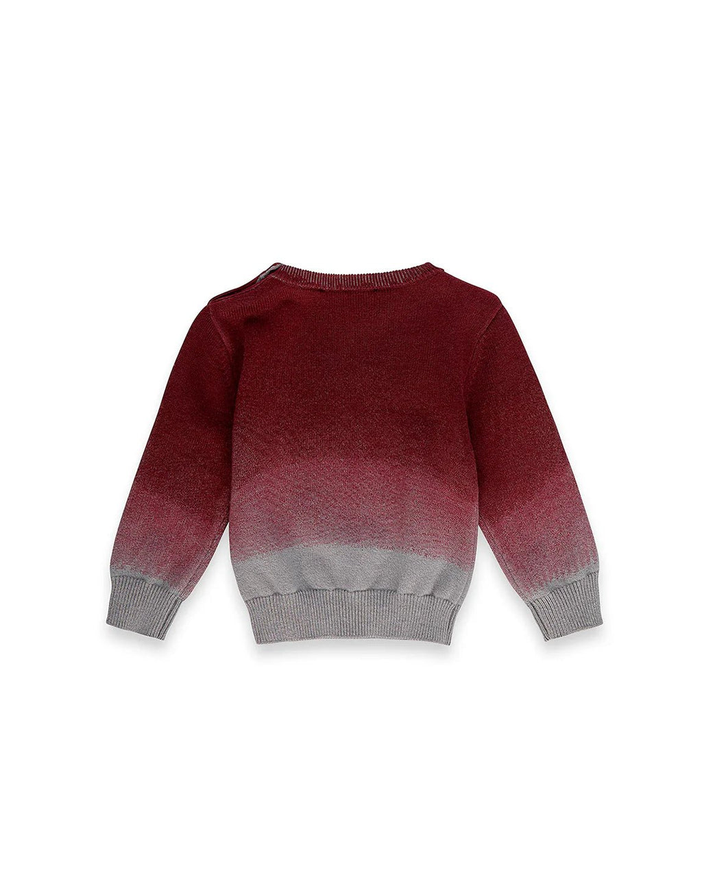MAGLIONE GIROCOLLO BORDEAUX/GRIGIO - Angel Luxury