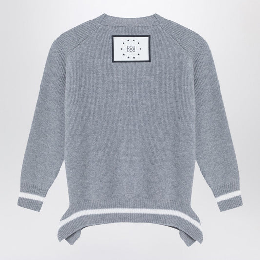 MAGLIONE GRIGIO CHIARO DOUUOD - Angel Luxury