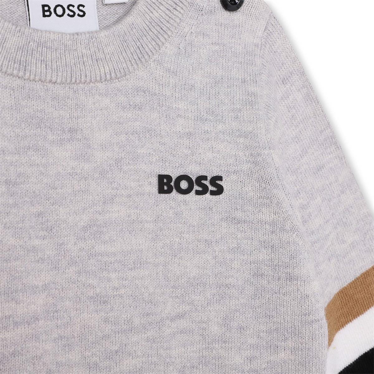 MAGLIONE GRIGIO HUGO BOSS - Angel Luxury