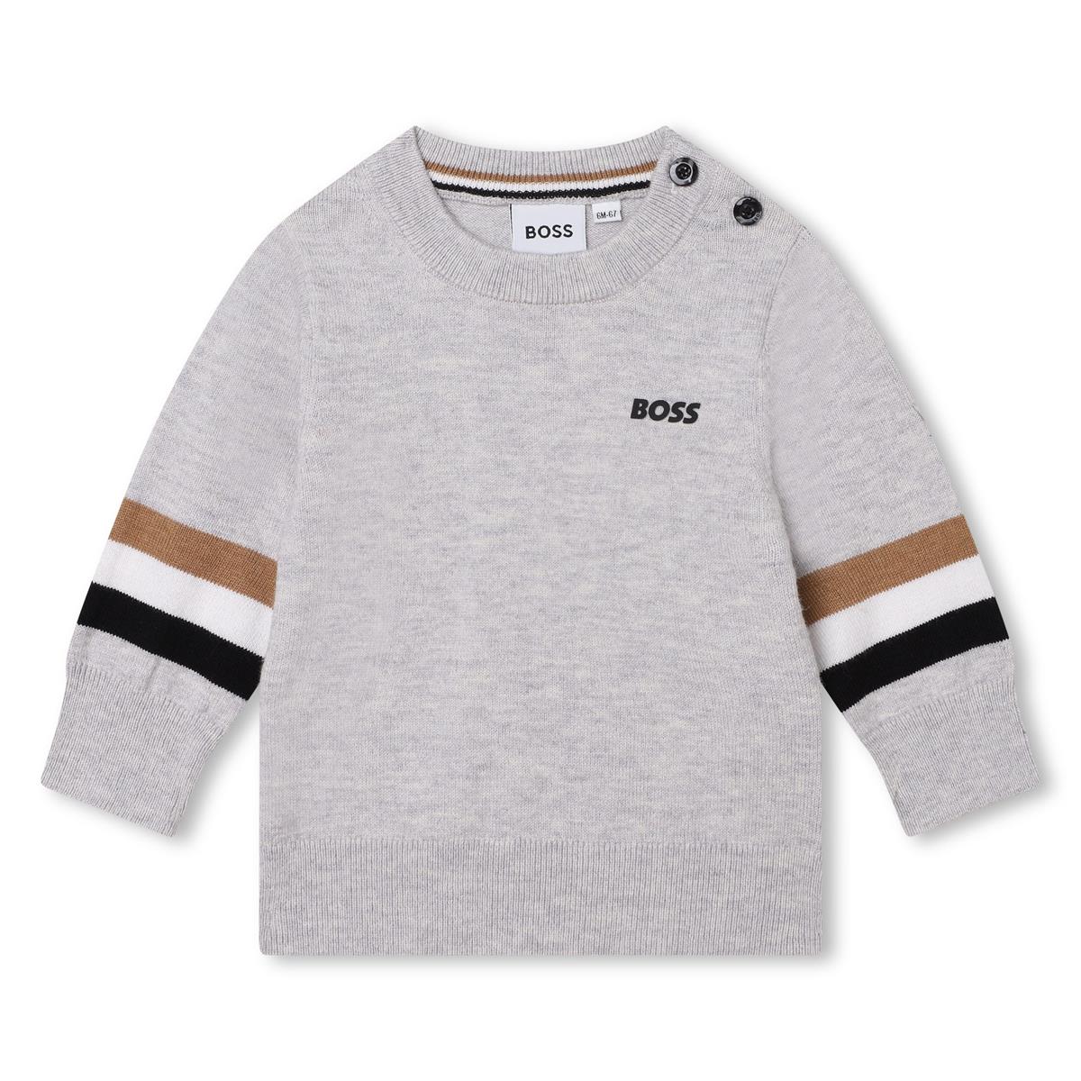 MAGLIONE GRIGIO HUGO BOSS - Angel Luxury