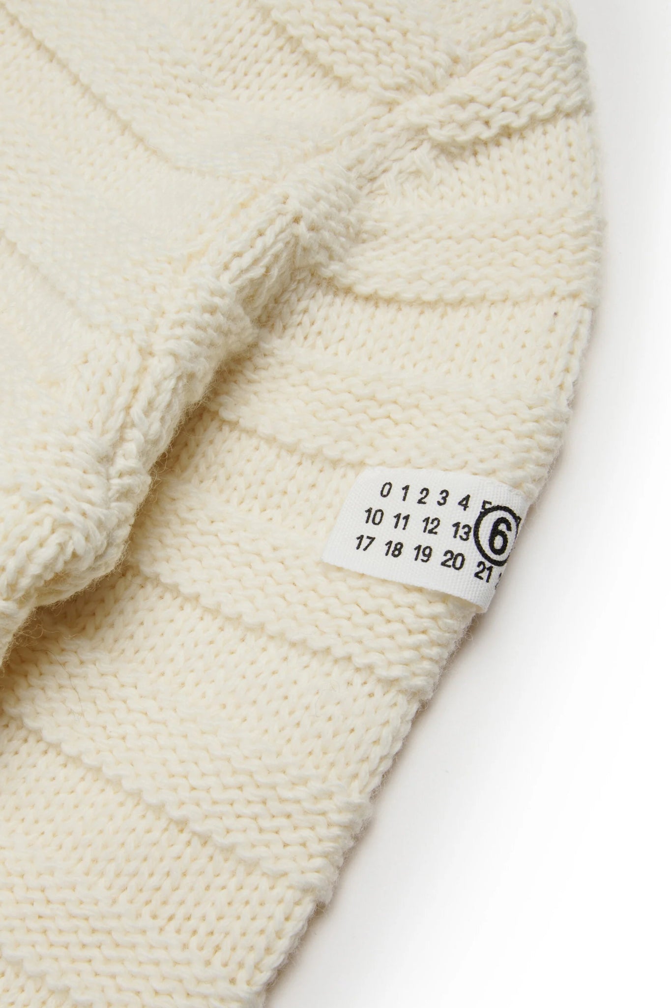 MAGLIONE INTRECCIATO PANNA MAISON MARGIELA - Angel Luxury