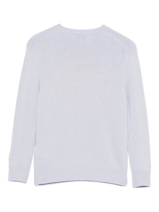 MAGLIONE LILLA CON STAMPA BELLA E MONELLA MC2 SAINT BARTH - Angel Luxury