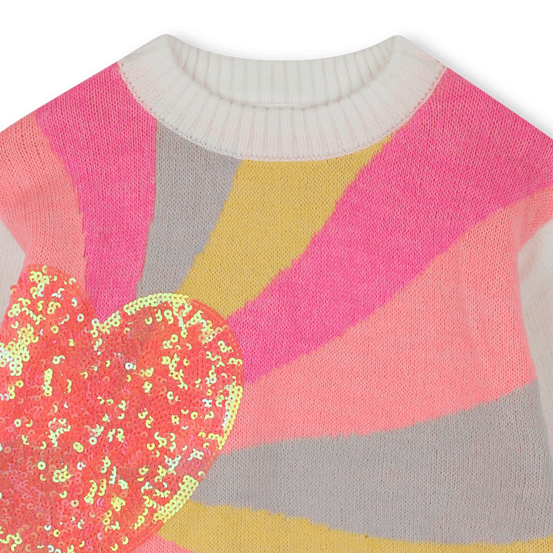 MAGLIONE MULTICOLOR CON PAILLETTES BILLIEBLUSH - Angel Luxury