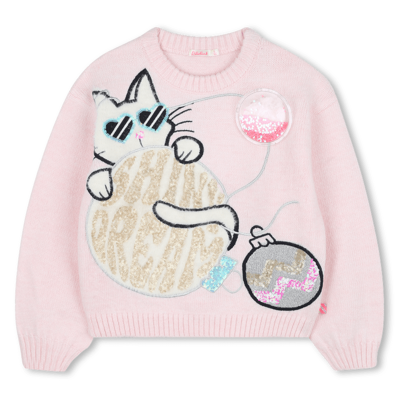 MAGLIONE NATALAZIO CON GATTINO BILLIEBLUSH - Angel Luxury