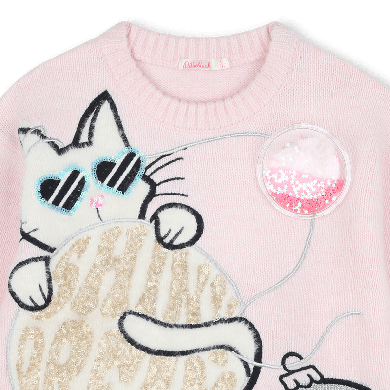 MAGLIONE NATALAZIO CON GATTINO BILLIEBLUSH - Angel Luxury