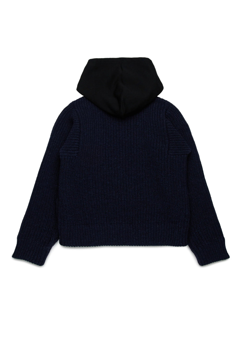 MAGLIONE NERO CON CAPPUCCIO N21 - Angel Luxury