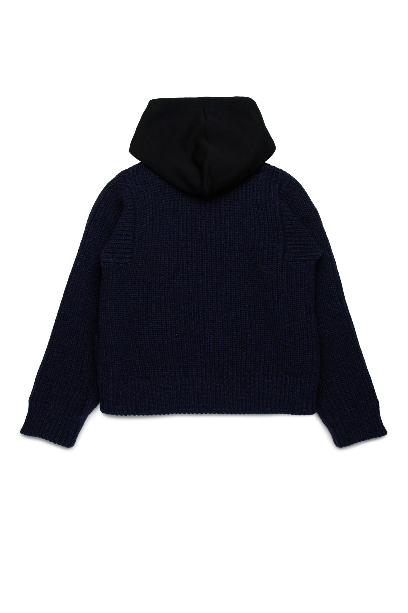 MAGLIONE NERO CON CAPPUCCIO N21 - Angel Luxury