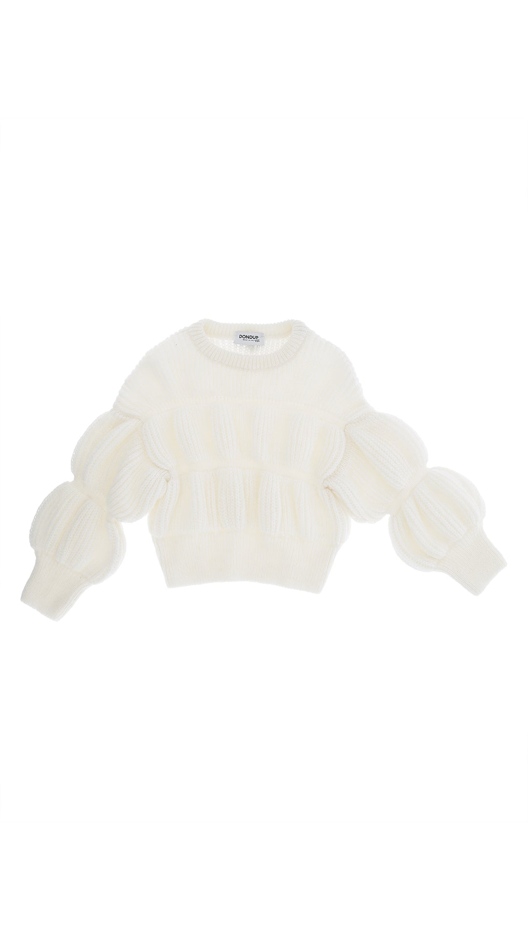 MAGLIONE PANNA CROPPED DONDUP - Angel Luxury