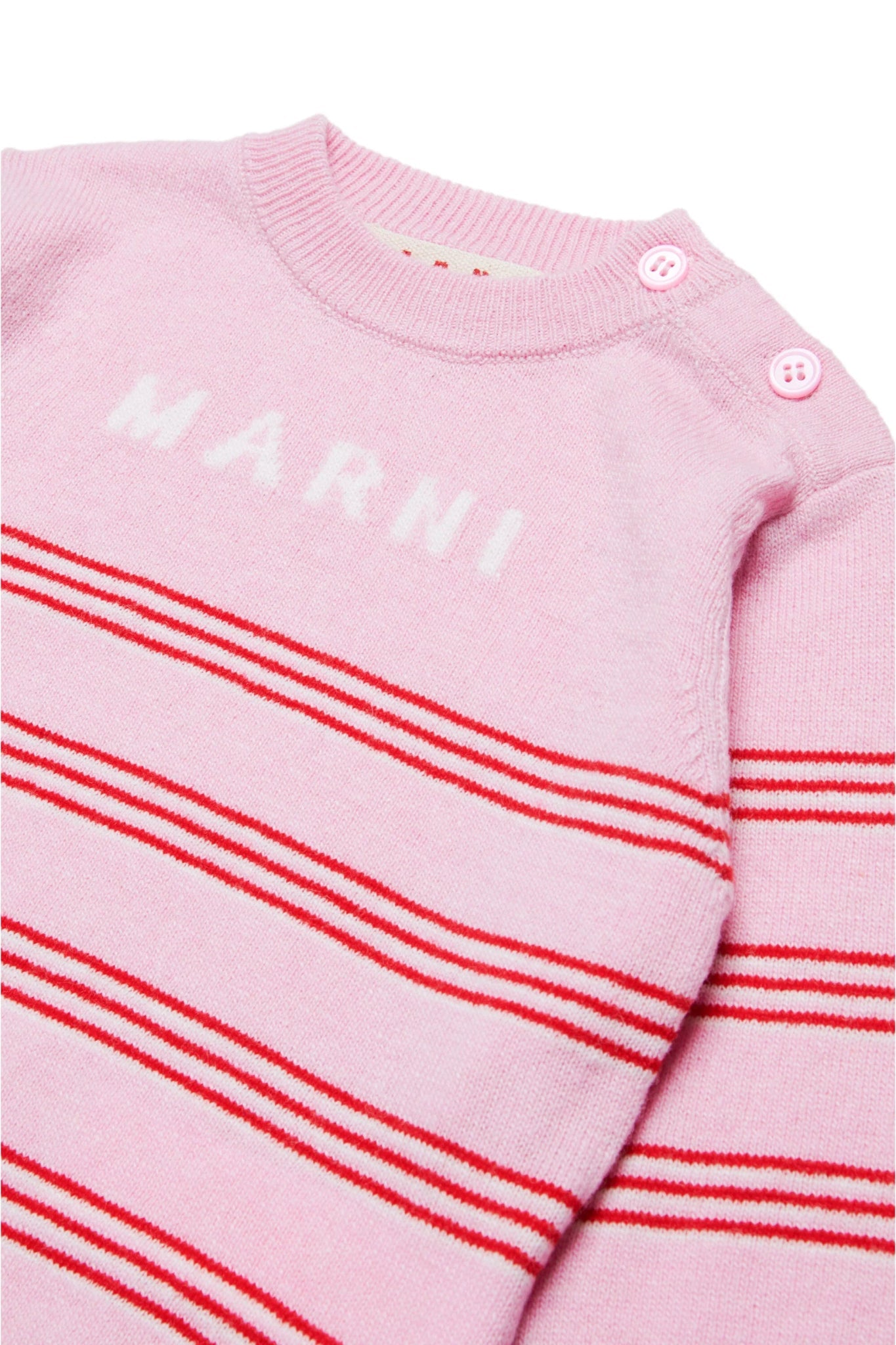 MAGLIONE ROSA A RIGHE MARNI - Angel Luxury