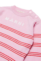 MAGLIONE ROSA A RIGHE MARNI - Angel Luxury