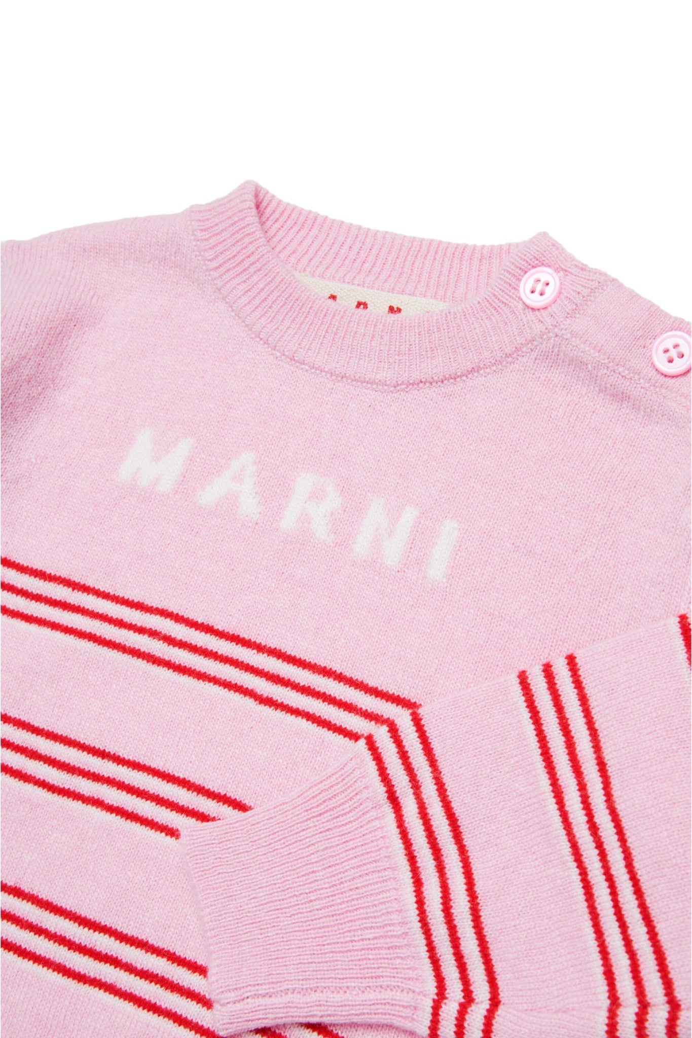 MAGLIONE ROSA A RIGHE MARNI - Angel Luxury